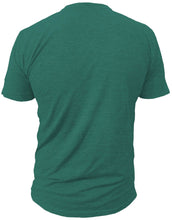 Load image into Gallery viewer, POWER UP ICON - Mens Athletic 52/48 Premium T-Shirt, Made of USA, Forest Green Heather