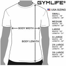 Load image into Gallery viewer, GYM LIFE - Trademark - Mens Athletic 52/48 Perfromance Workout T-Shirt, Black
