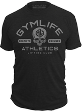 Load image into Gallery viewer, SKULL CRUSHERS - Mens Athletic Performance Workout T-Shirt, Black