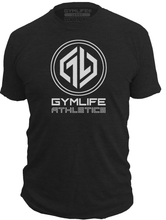 Load image into Gallery viewer, COUNTER BALANCE - Mens Athletic 52/48 Performance Workout T-Shirt, Black