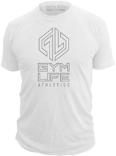 Load image into Gallery viewer, FUSE - Mens Athletic 52/48 Performance Workout T-Shirt, White
