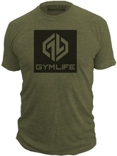 Load image into Gallery viewer, CROSS HATCH - Mens Athletic 52/48 Premium T-Shirt Olive Heather