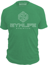 Load image into Gallery viewer, LIVE WIRE - Mens Athletic Performance Workout T-Shirt, Lucky Clover Green