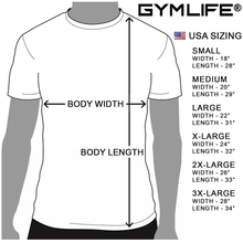 Load image into Gallery viewer, GYM LIFE - FLAG ICON - Mens Athletic 52/48 Perfromance Workout T-Shirt, Slate Gray
