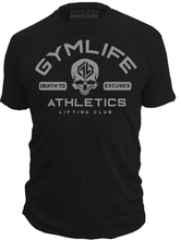 Load image into Gallery viewer, SKULL CRUSHERS - Mens Athletic Performance Workout T-Shirt, Black