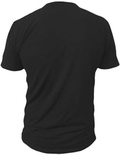 Load image into Gallery viewer, POWER UP ICON - Mens Athletic 52/48 Performance Workout T-Shirt, Black / Red