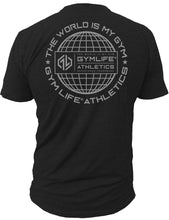 Load image into Gallery viewer, GLOBAL SUPPLY - Mens Athletic 52/48 Premium T-Shirt, Made of USA, Black