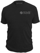 Load image into Gallery viewer, GLOBAL SUPPLY - Mens Athletic 52/48 Premium T-Shirt, Made of USA, Black