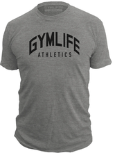 Load image into Gallery viewer, GYM LIFE - Archway - Mens Athletic 52/48 Premium T-Shirt, Made of USA, Slate Gray
