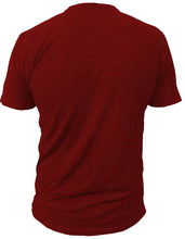 Load image into Gallery viewer, GYM LIFE - Power Up - Mens Athletic 52/48 Premium T-Shirt, Crimson Red
