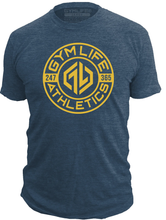 Load image into Gallery viewer, EVERYDAY - Mens Athletic 52/48 Performance Workout T-Shirt, Navy Heather
