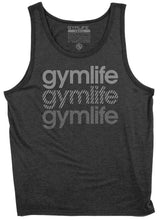 Load image into Gallery viewer, Gym Life - Retro - Mens 52/48 Athletic Tank Top - Dark Charcoal
