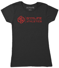 Load image into Gallery viewer, Gym Life Womens - Elevated - 52/48 T-Shirt - Black
