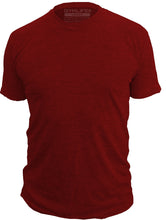 Load image into Gallery viewer, GYM LIFE - BLANK - Mens Athletic 52/48 Premium T-Shirt, Made of USA, Red Heather
