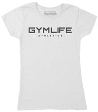 Load image into Gallery viewer, Gym Life® Womens - Cardiff - 52/48 T-Shirt - White
