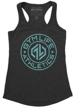 Load image into Gallery viewer, Gym Life® Womens - Cyon - 52/48 Tank Top - Black
