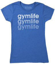 Load image into Gallery viewer, Gym Life® Womens - Petalume - 52/48 T-Shirt - Heather Blue
